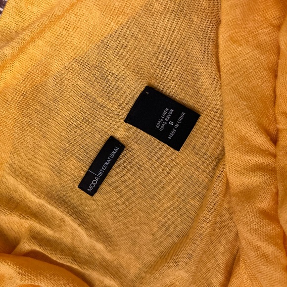 Unique Sunflower Yellow Long Wrap Cardigan Shawl - Picture 6 of 9